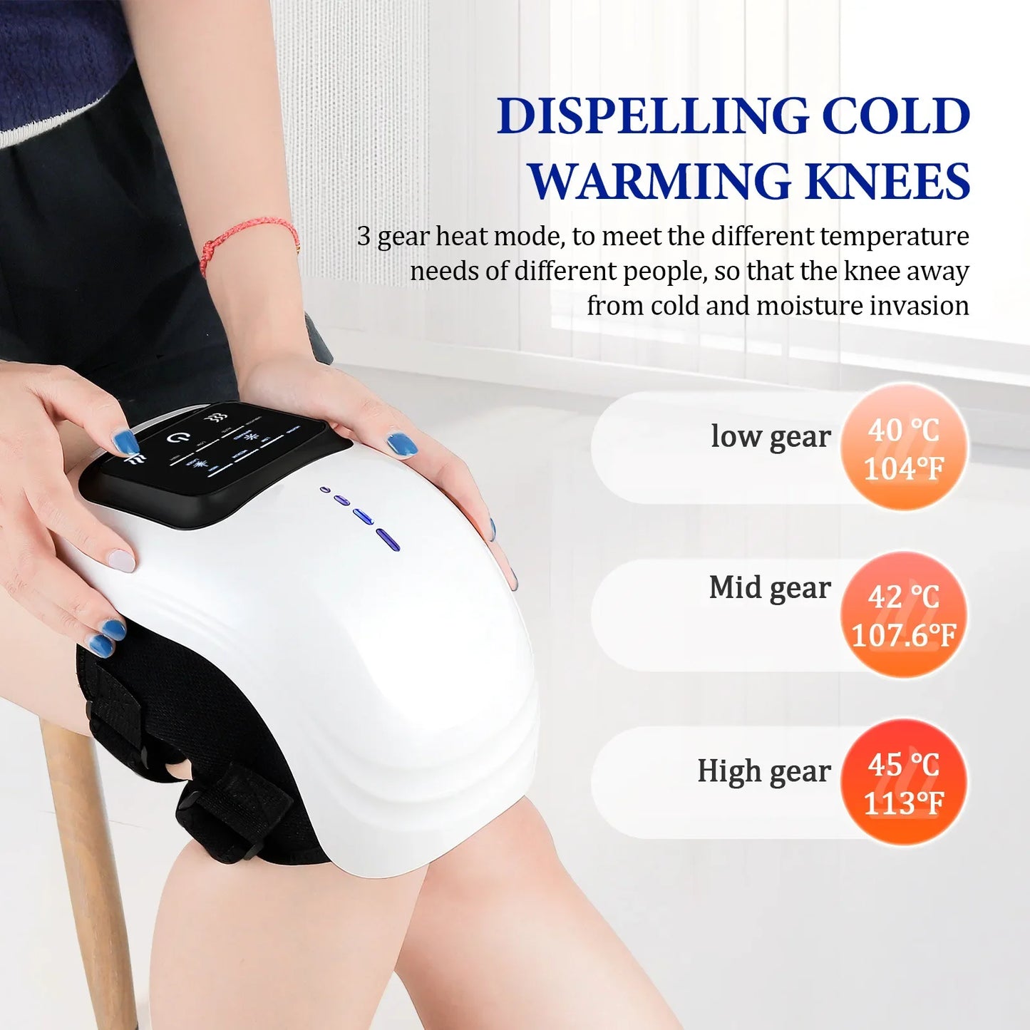 Relivio Heated Knee Massager – Pain Relief & Relaxation