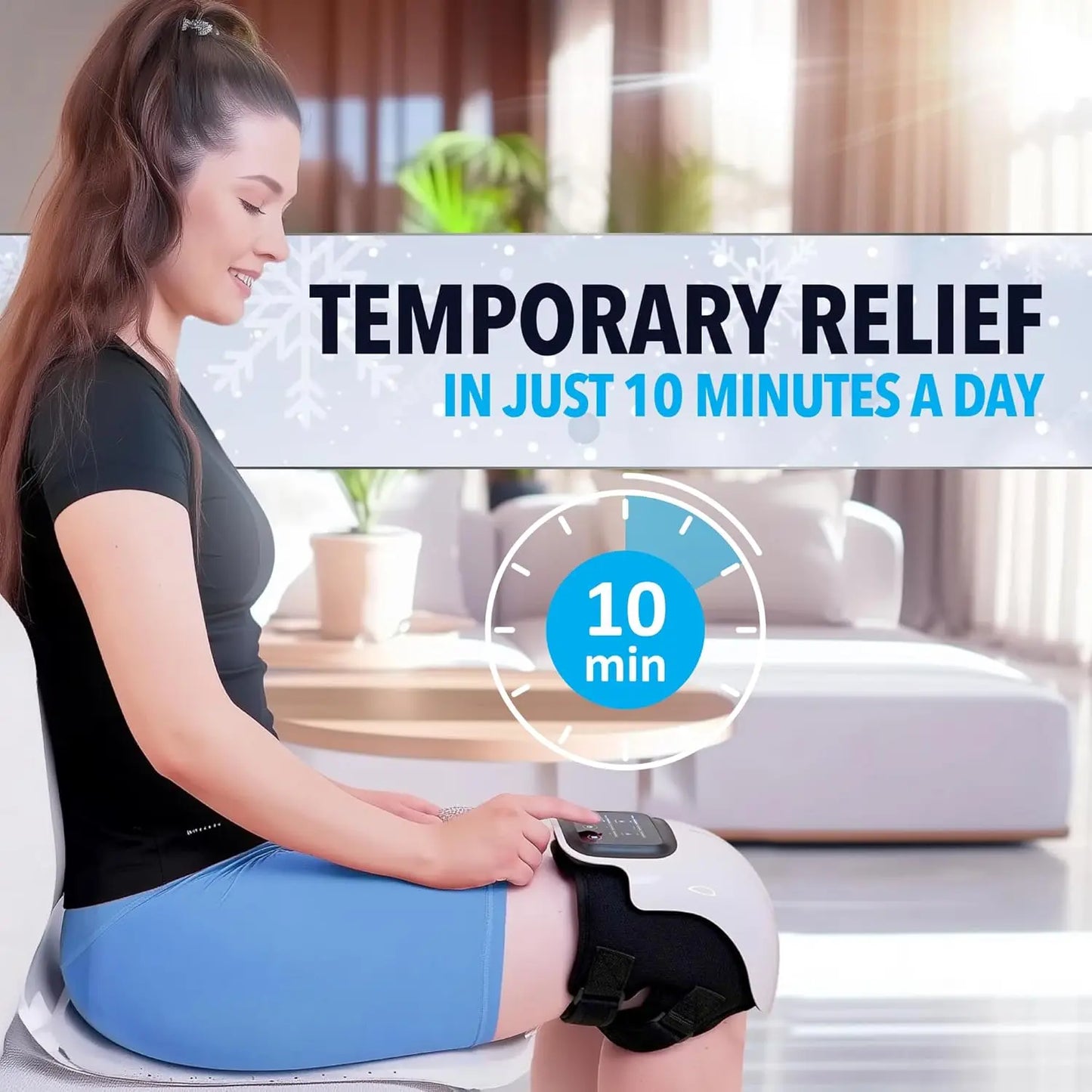 Relivio Heated Knee Massager – Pain Relief & Relaxation
